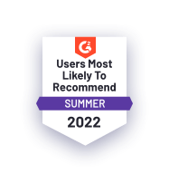 G2 Users Most Likely To Recommended summer 2022