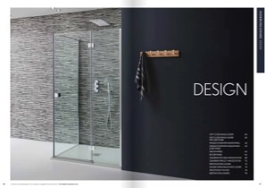 Exemple de catalogue sur des douches
