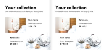 Modèle de catalogue