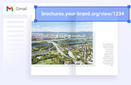 Share flipbooks as links
