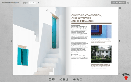 Exemple de flipbook marketing