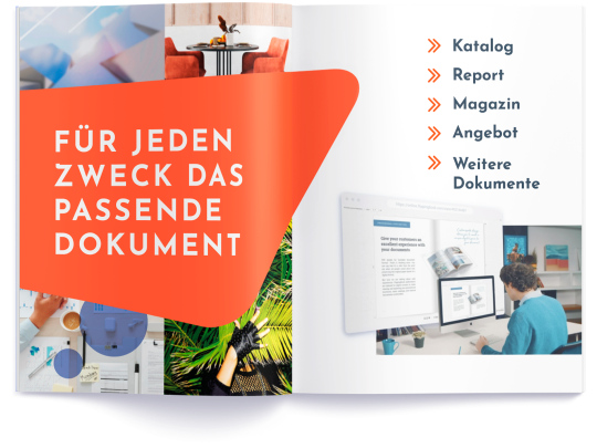 Beispiel für digitales Flipbook