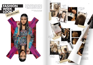 Ejemplo de revista de belleza