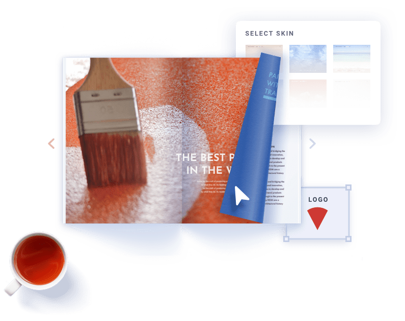 Delight your clients with life-like online brochures