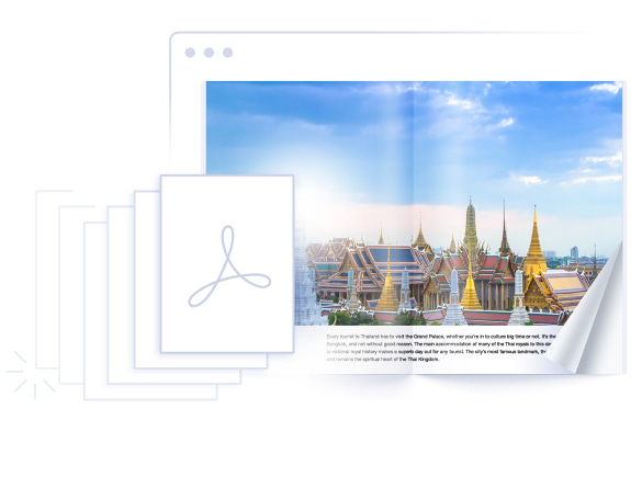 Convert your PDF into a flipbook in seconds