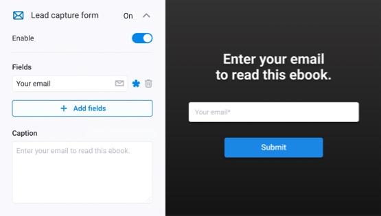 Сustomize your lead form