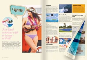 Travel magazine example