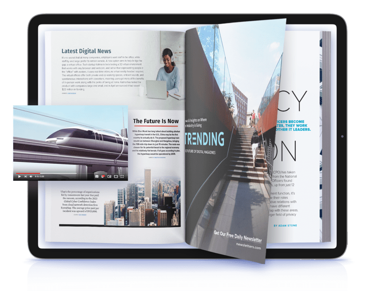 Simple online magazine creator