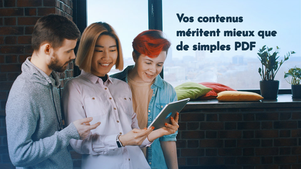 FlippingBook convertit des fichiers PDF en flipbooks numériques que vous pouvez partager et suivre