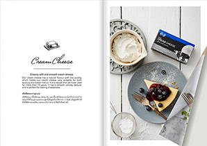 Digital book with page flip effect