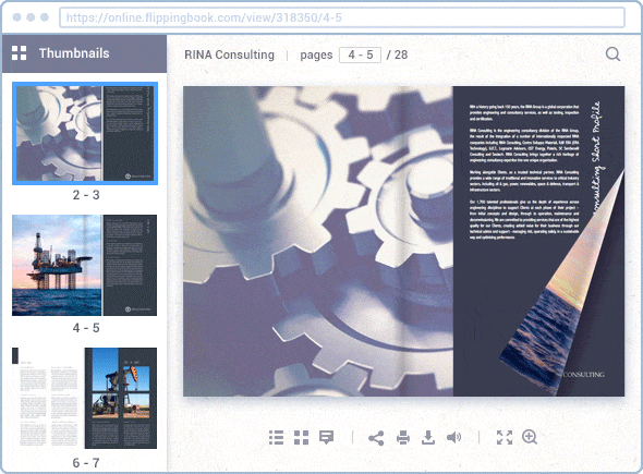 Page previews