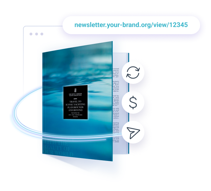 Save money on printing and shipping