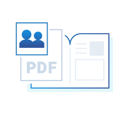 Collect your photos into a PDF and upload it to FlippingBook. The PDF will convert into an HTML5 album with high quality images.