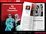 Online magazine demo with page flip effect