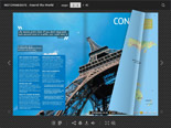 Online brochure demo with page flip effect