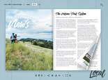 Online brochure demo with page flip effect