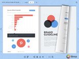 Online brochure demo with page flip effect