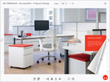 Online catalog demo with page flip effect