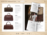 Online catalog demo with page flip effect
