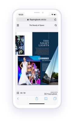 Create mobile-ready digital magazines accessible on any device