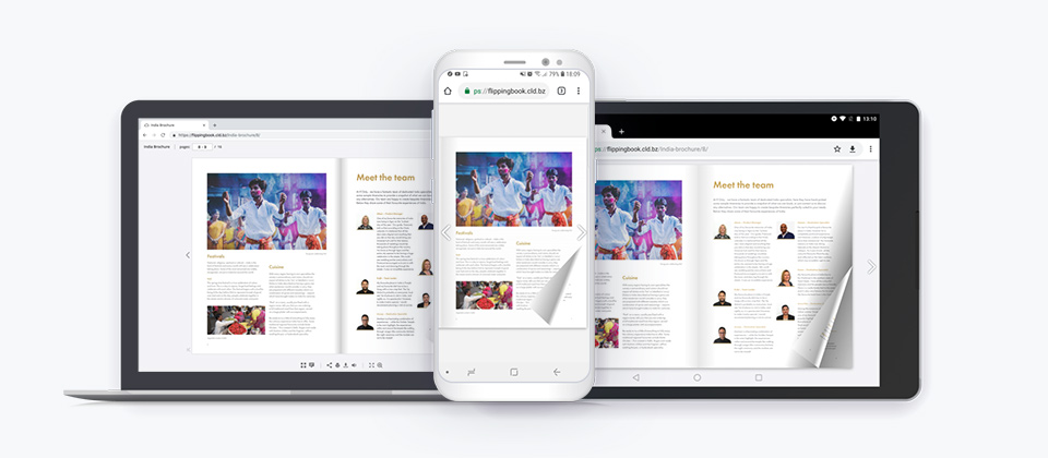 HTML5 flipbook means an excellent viewing experience for everyone, everywhere