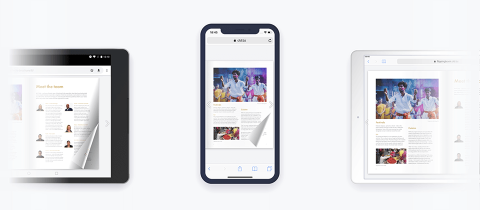 HTML5 flipbook means an excellent viewing experience for everyone, everywhere