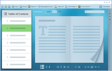 Table of contents editor